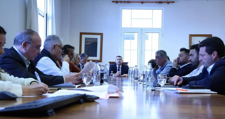 Imagen de la reuni&oacute;n del Consorcio del Agua de este jueves