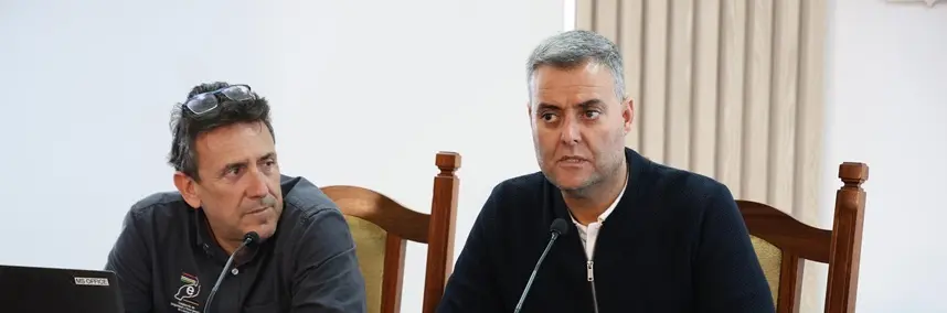 Kiko Aparicio junto a Enrique Espinosa.