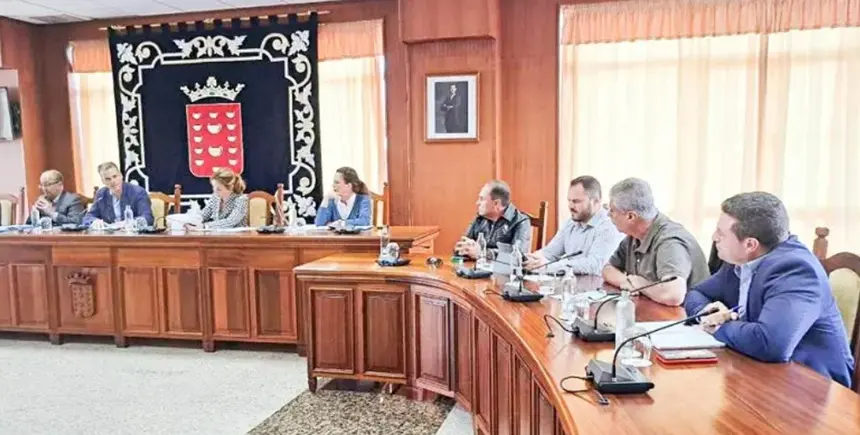 Imagen de la &uacute;ltima asamblea del Consorcio del Agua celebrada en el Cabildo.