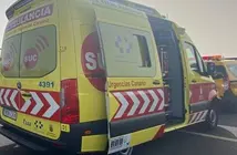 Imagen de una ambulancia del SUC.