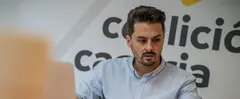David Toledo, secretario de Organización de Coalición Canaria y presidente del Grupo Parlamentario .