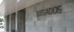 Imagen de la entrada a los juzgados de Arrecife.