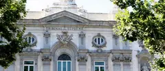 Imagen de la fachada del Tribunal Supremo.