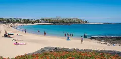 Imagen de la playa de las Cucharas de Costa Teguise