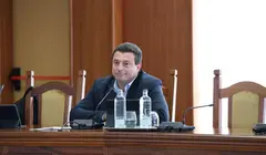 Óscar Noda en un pleno del Cabildo