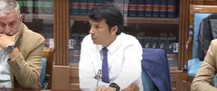 Marcos Bergaz durante su intervención en una comisión del Parlamento de Canarias.