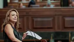 Cristina Valido este miércoles en el Congreso de los Diputados