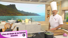 Juan Carlos Arguiñano durante su programa de cocina.