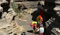 Momento de la llegada de los bomberos a la zona
