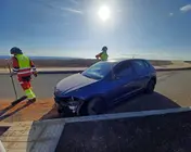 Imagen del vehículo tras el choque