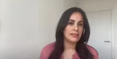 Vidina Espino en una imagen de archivo participando en una entrevista en la televisión autonómica