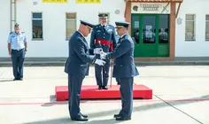 Foto_Momento de la Toma de Posesión_De izquierda a derecha coronel De Haro y coronel Jiménez