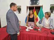 Gin&eacute;s Gonz&aacute;lez, Olivia Duque y Rita Hern&aacute;ndez.