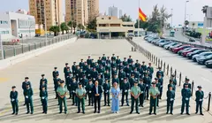 Presentación de los 156 Guardias Civiles alumnos en
prácticas se incorporan a la Zona de
Canarias para reforzar los servicios en las
islas.