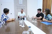 Reunión de Oswaldo Betancort con los Controladores Aéreos.