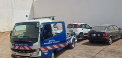 Imagen del vehículo recuperado por la actuación de la Policía Local.