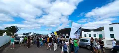 Manifestaci&oacute;n llevada a cabo por los vecinos de Masdache.