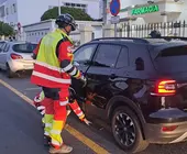 Momento en el que iniciaron su actuación los bomberos.