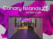 Parte del stand de las Islas Canarias en la World Travel Market.