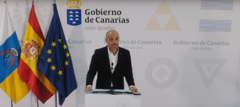 Alfonso Cabello en una comparecencia ante los medios de comunicación.