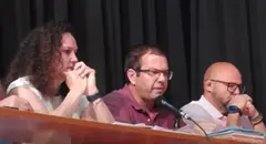 Antonio Morales durante una intervención en otro pleno en Tinajo.