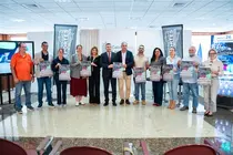 Presentación del torneo de bola canaria de mayores.