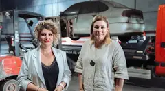 Eli Merino en una imagen de archivo con la presidenta del PP en Lanzarote, Astrid Pérez. 