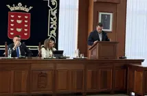 Óscar Noda durante su intervención.