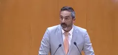 Pedro San Ginés en el Senado.