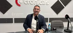 Oswaldo Betancort en el programa "A Buena Hora" de Crónicas Radio.