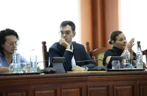 Alberto Aguiar en el Pleno del Cabildo.