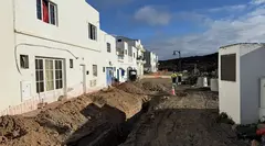 Imagen de la anhelada obra ya iniciada en El Golfo.