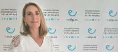 Mar Fernández en un momento de la entrega.