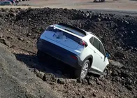 Vehículo fuera de la vía.