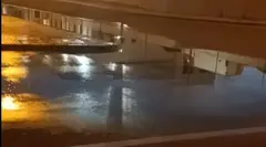 Vertidos en las inmediaciones de la comisaria de la Policía Nacional.