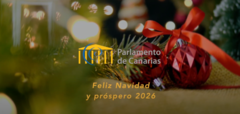 Felicitaci&oacute;n navide&ntilde;a del Parlamento de Canarias.