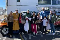 Pajes reales en su paso por los diferentes barrios de la capital.