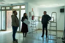 Visita al futuro Centro de D&iacute;a de Mayores.