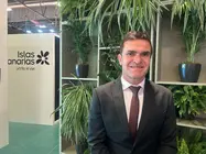 H&eacute;ctor Fernandez, consejero delegado de la Sociedad de Promoci&oacute;n Exterior de Lanzarote, en FITUR 2026.