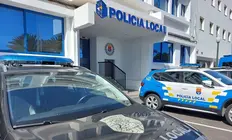 Veh&iacute;culos de la Polic&iacute;a Local de Arrecife en la sede del Cuerpo en la capital de Lanzarote.