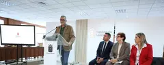 Marci Acu&ntilde;a en la rueda de prensa sobre las listas de espera para el reconocimiento de la discapacidad.
