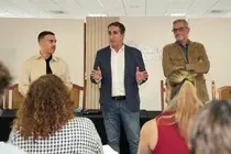 Marci Acu&ntilde;a junto a Francisco Candil y Daniel Morales.