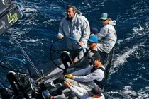 Momento de la traves&iacute;a 44 Cup Calero Marinas.