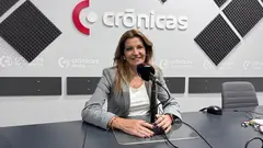 Mar&iacute;a Tovar en Cr&oacute;nicas Radio.