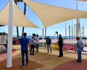 visita sombras en parque infantil plaza de las naciones.