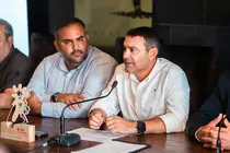 Samuel Martín junto a Oswaldo Betancort.