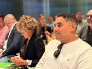 Yone Caraballo en un encuentro de NC en Gran Canaria 