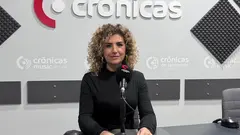 Eli Merino en el programa "A buena hora" de Cr&oacute;nicas Radio.