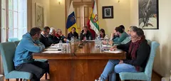 Pleno del Ayuntamiento de Har&iacute;a.