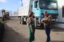 Olivia Duque junto a Eugenio Robayna.